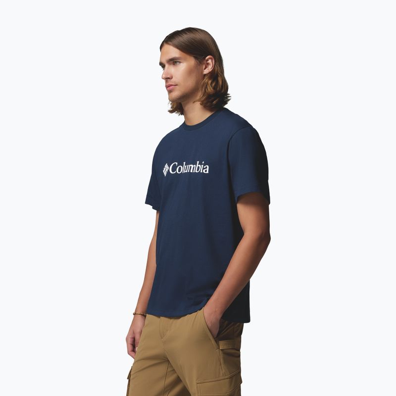 Férfi póló Columbia CSC Basic Logo Tee collegiate navy/gem columbia 4