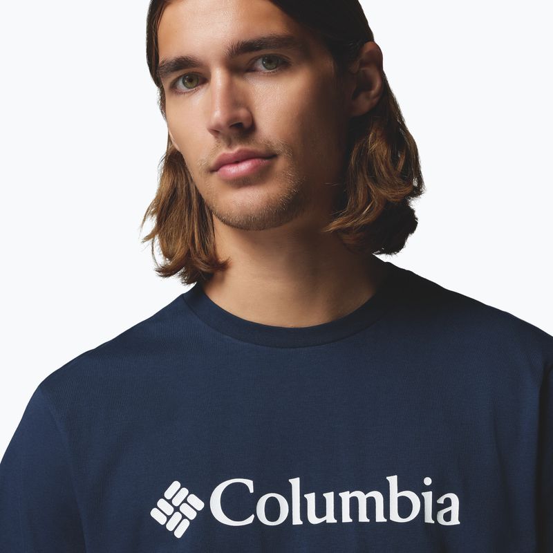 Férfi póló Columbia CSC Basic Logo Tee collegiate navy/gem columbia 5