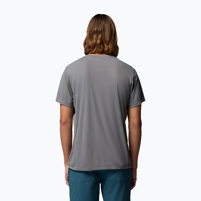 Férfi póló Columbia Zero Rules Light Graphic Crew city grey/scripted peaks 3
