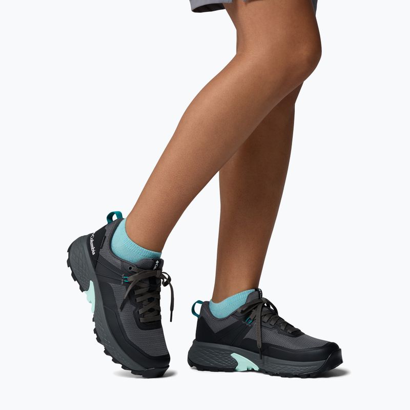 Női túrabakancs Columbia Tellurix Peak Waterproof black/sea ice 10