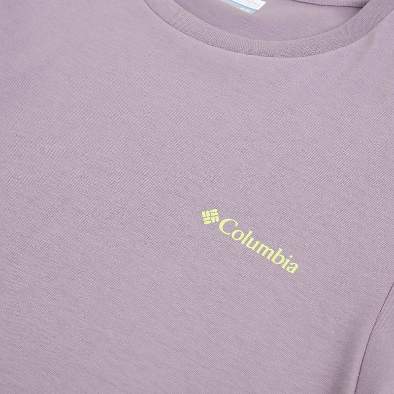 Férfi póló Columbia CSC Basic Logo Back Tee shale purple/linework c badge 3
