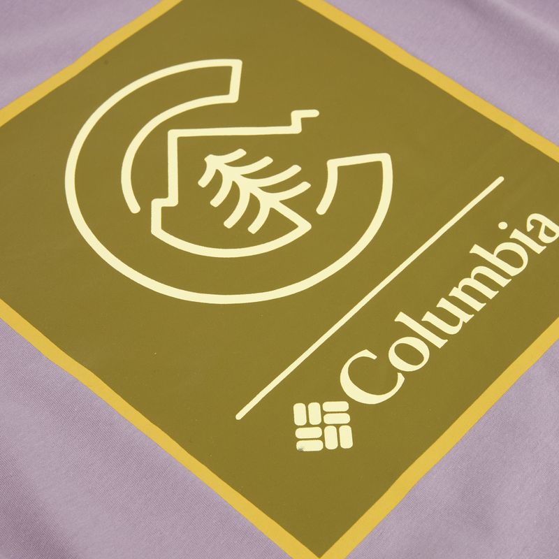 Férfi póló Columbia CSC Basic Logo Back Tee shale purple/linework c badge 4