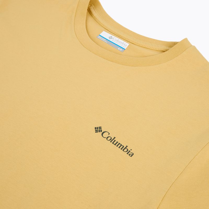 Férfi póló Columbia CSC Outdoor Back Graphic sand dune/scoped view 3