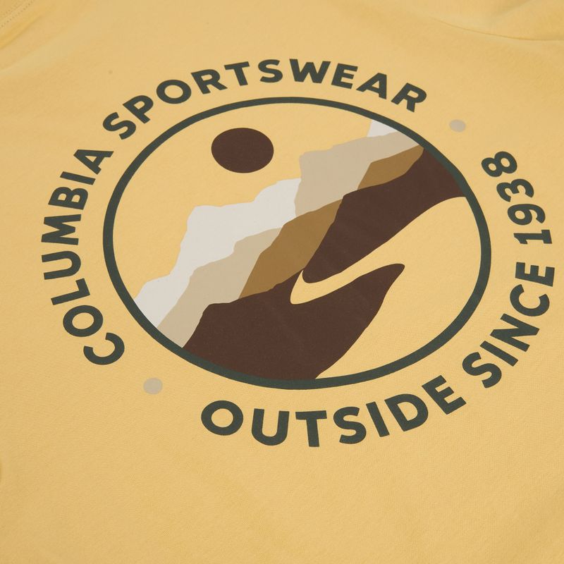 Férfi póló Columbia CSC Outdoor Back Graphic sand dune/scoped view 4
