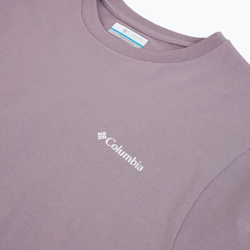 Férfi póló Columbia CSC Outdoor Back Graphic shale purple/scoped view 3