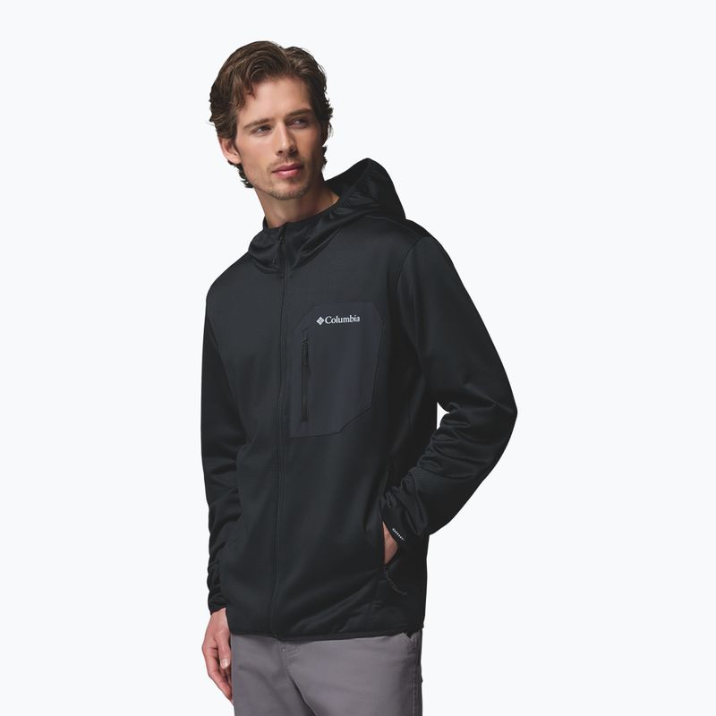 Férfi túrafelső Columbia Tall Heights Hdd Grid Fleece Full Zip black 4