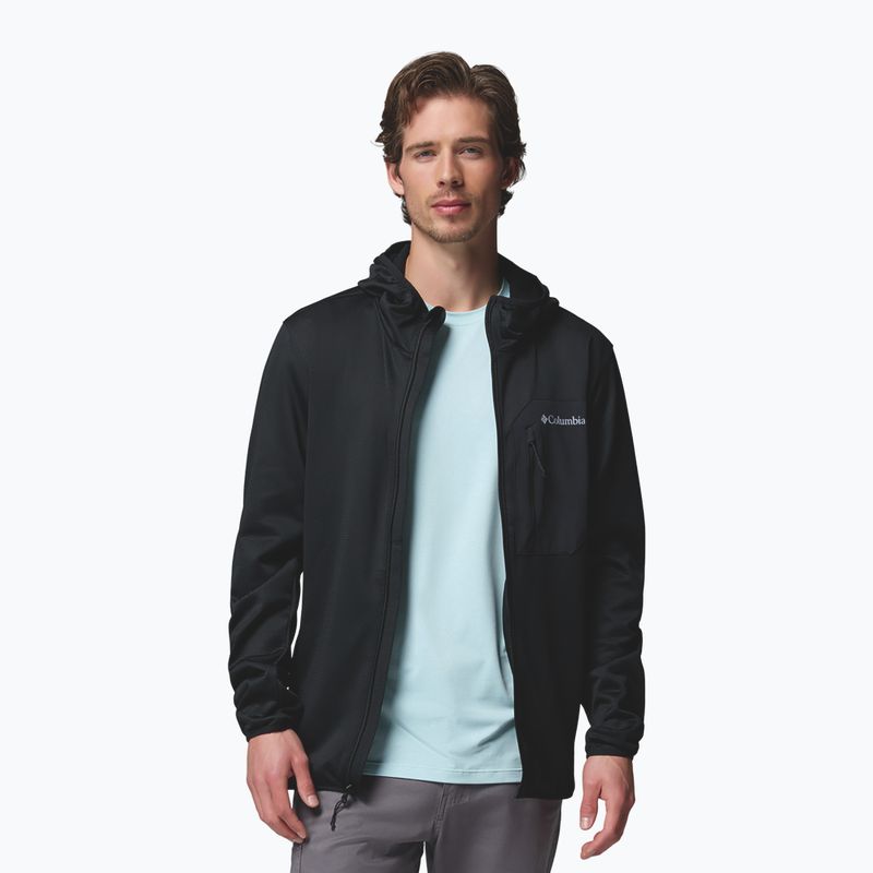 Férfi túrafelső Columbia Tall Heights Hdd Grid Fleece Full Zip black 5