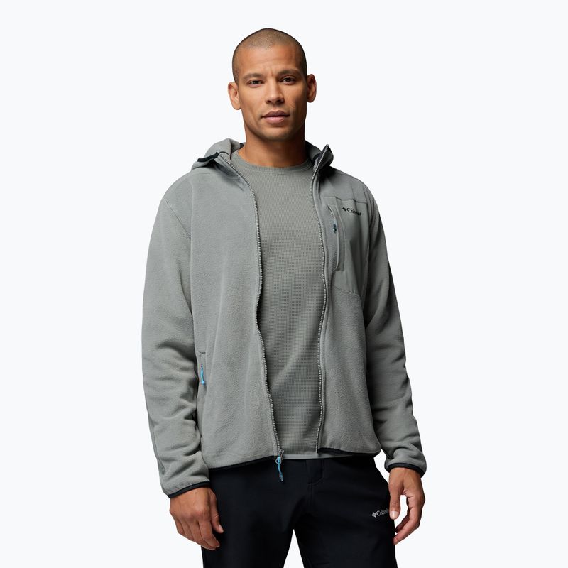 Férfi polár pulóver Columbia Pacific Arch 200 Hooded FZ Fleece Sedona Sage 5