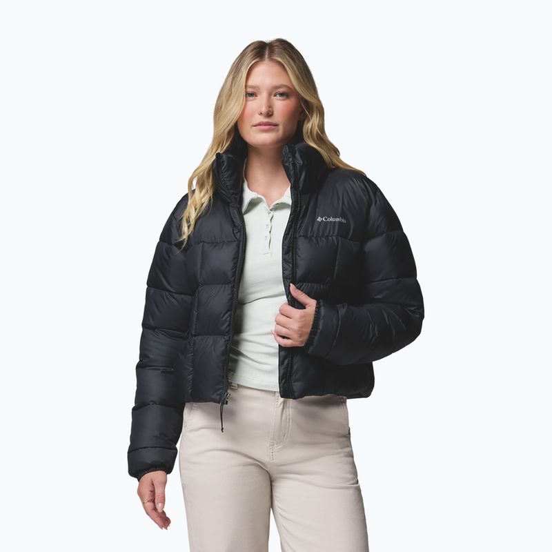 Női bélelt kabát Columbia Puffect III Cropped black 4