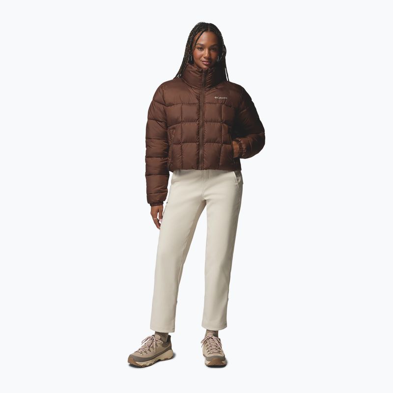 Női bélelt kabát Columbia Puffect III Cropped tobacco 2