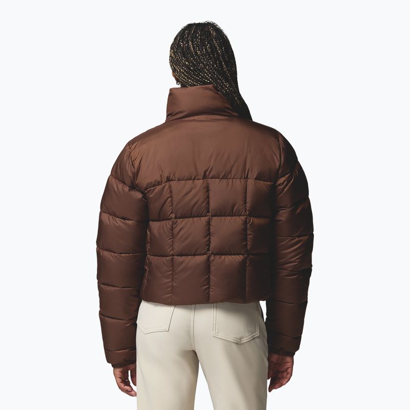 Női bélelt kabát Columbia Puffect III Cropped tobacco 3
