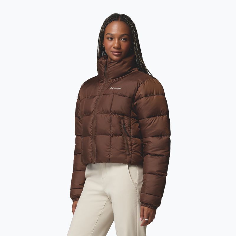 Női bélelt kabát Columbia Puffect III Cropped tobacco 5