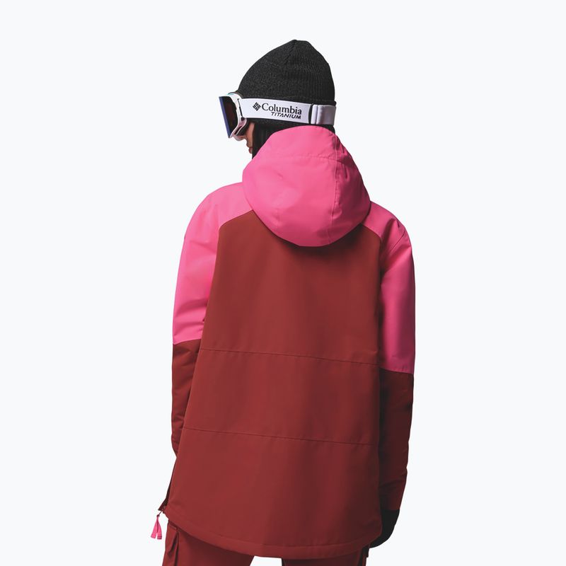Női snowboarddzseki Columbia Coreshot Anorak red oxide/nico 3