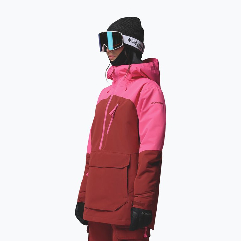 Női snowboarddzseki Columbia Coreshot Anorak red oxide/nico 4