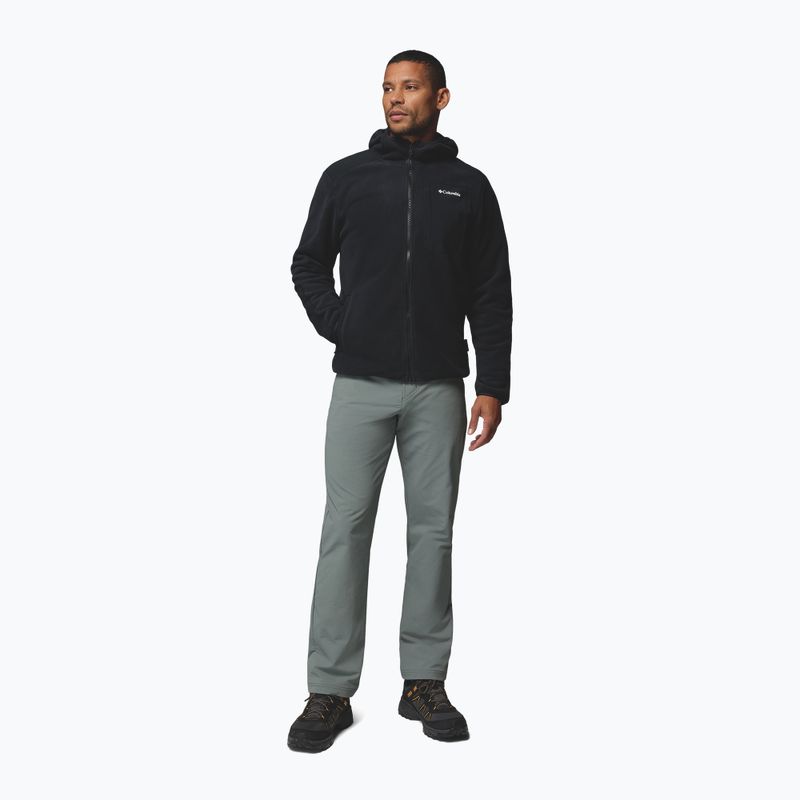 Férfi polár pulóver Columbia Pacific Arch 200 Hooded FZ Fleece Black 2