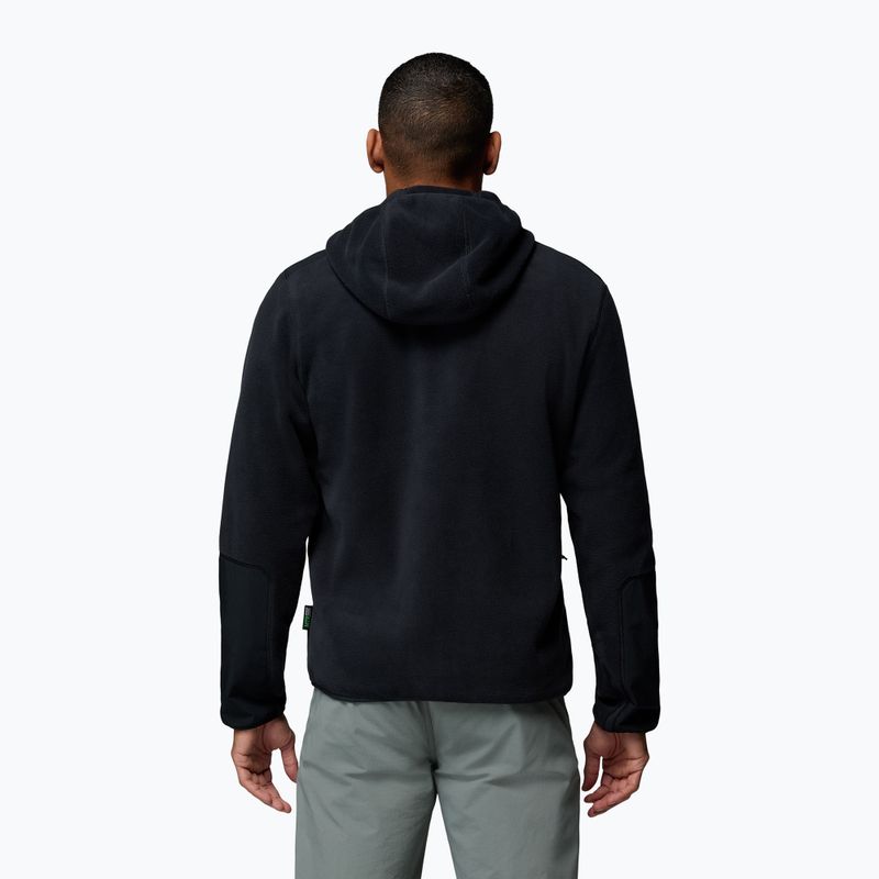 Férfi polár pulóver Columbia Pacific Arch 200 Hooded FZ Fleece Black 3