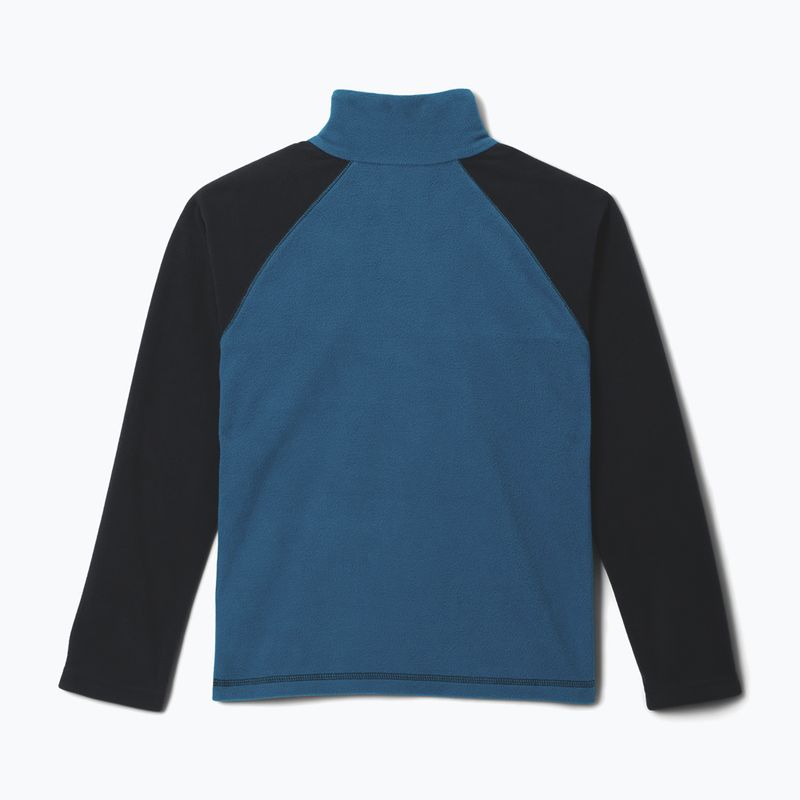 Gyerek polár pulóver Columbia Glacial Half Zip phoenix blue/black 2
