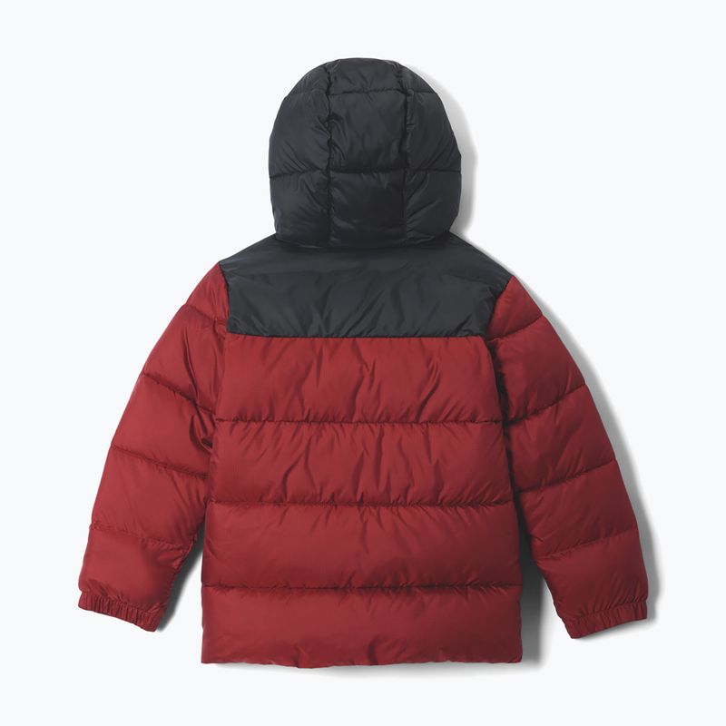 Gyerek bélelt kabát Columbia Puffect Hooded Red Oxide/Black 2