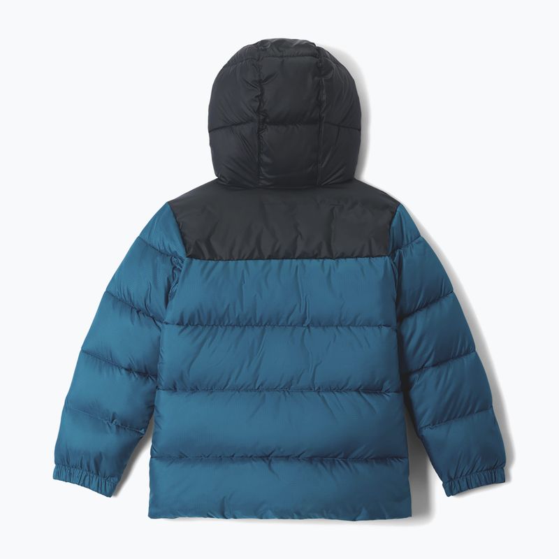 Gyerek bélelt kabát Columbia Puffect Hooded Phoenix Blue/Black 2
