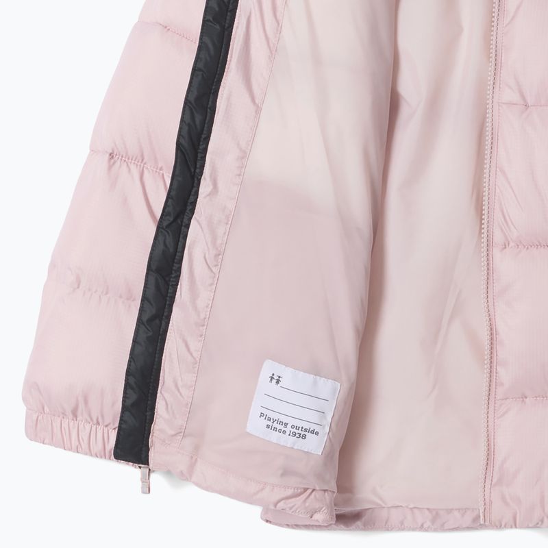 Gyerek bélelt kabát Columbia Puffect Hooded Mineral Pink/Black 3