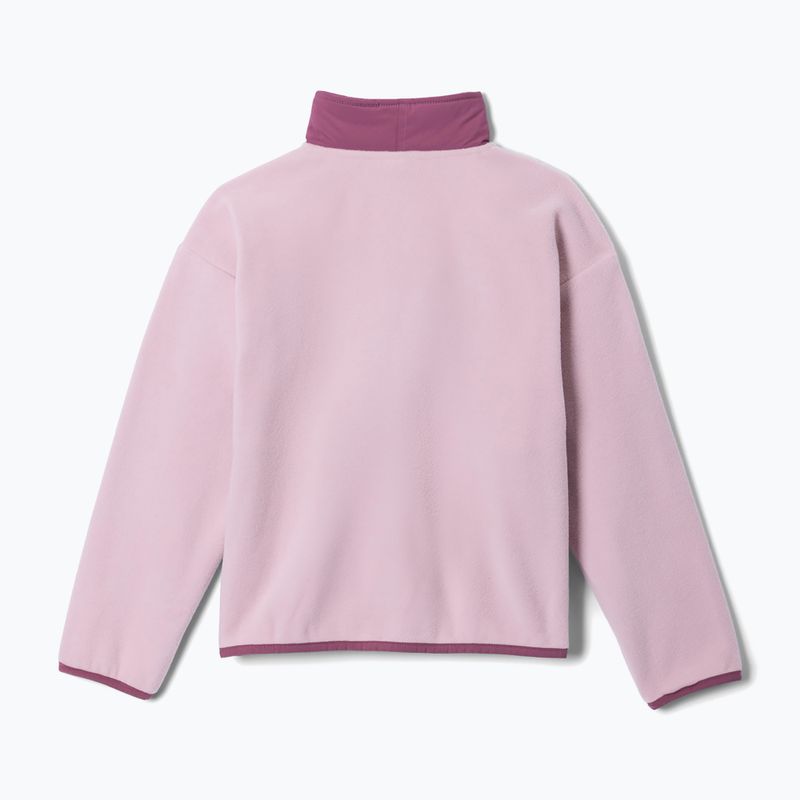 Gyerek polár pulóver Columbia Sequoia Grove Full Zip Fleece mineral pink/antique mauve 2