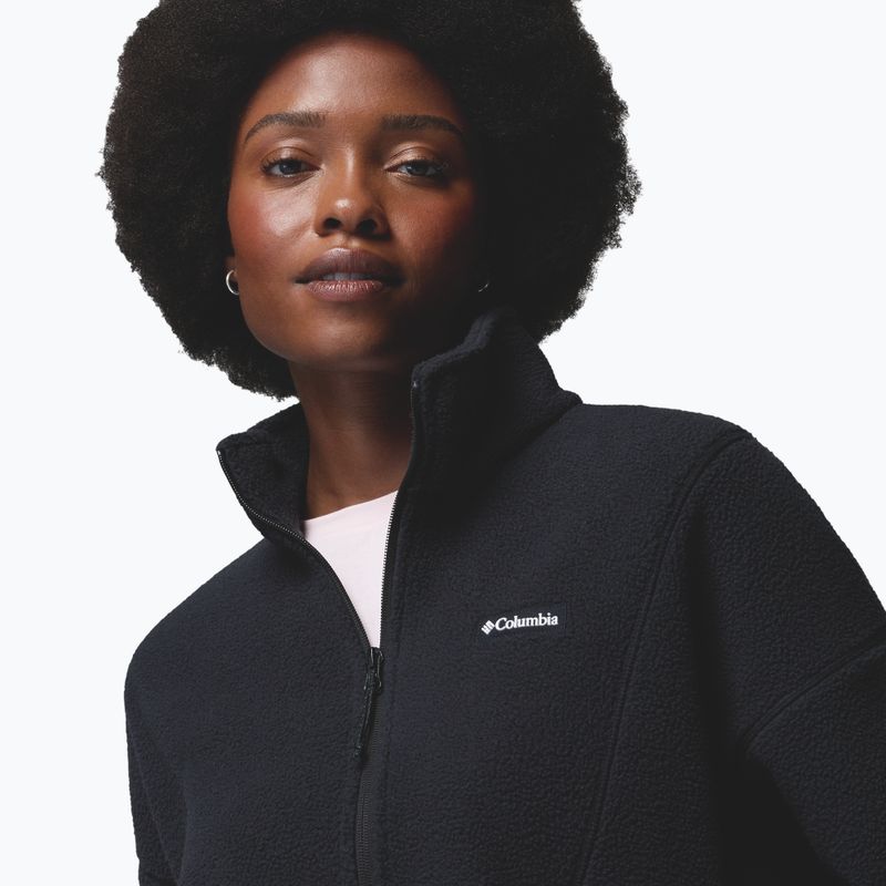 Női polár pulóver Columbia Timber Meadow MTR Fleece HZ black 5