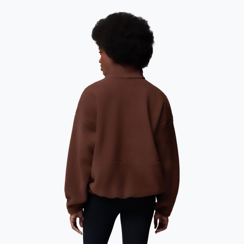 Női polár pulóver Columbia Timber Meadow MTR Fleece HZ tobacco 3