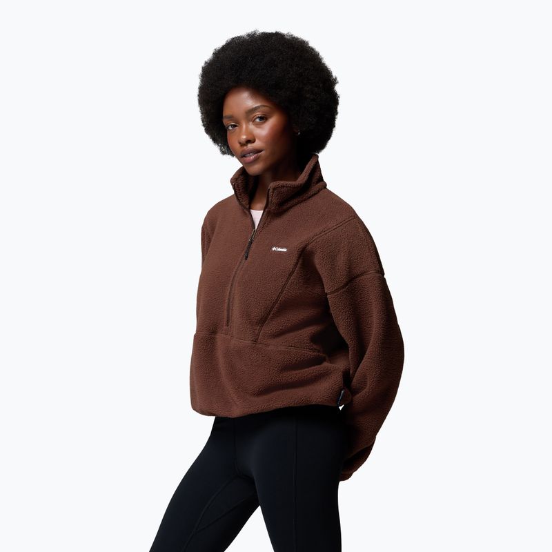 Női polár pulóver Columbia Timber Meadow MTR Fleece HZ tobacco 4
