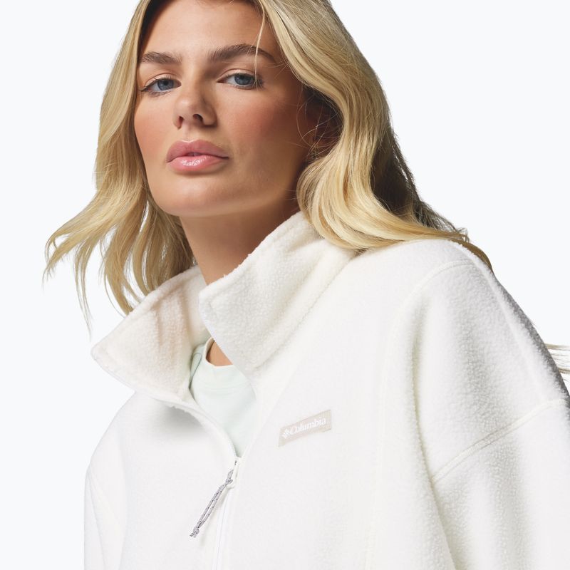 Női polár pulóver Columbia Timber Meadow MTR Fleece HZ sea salt 5