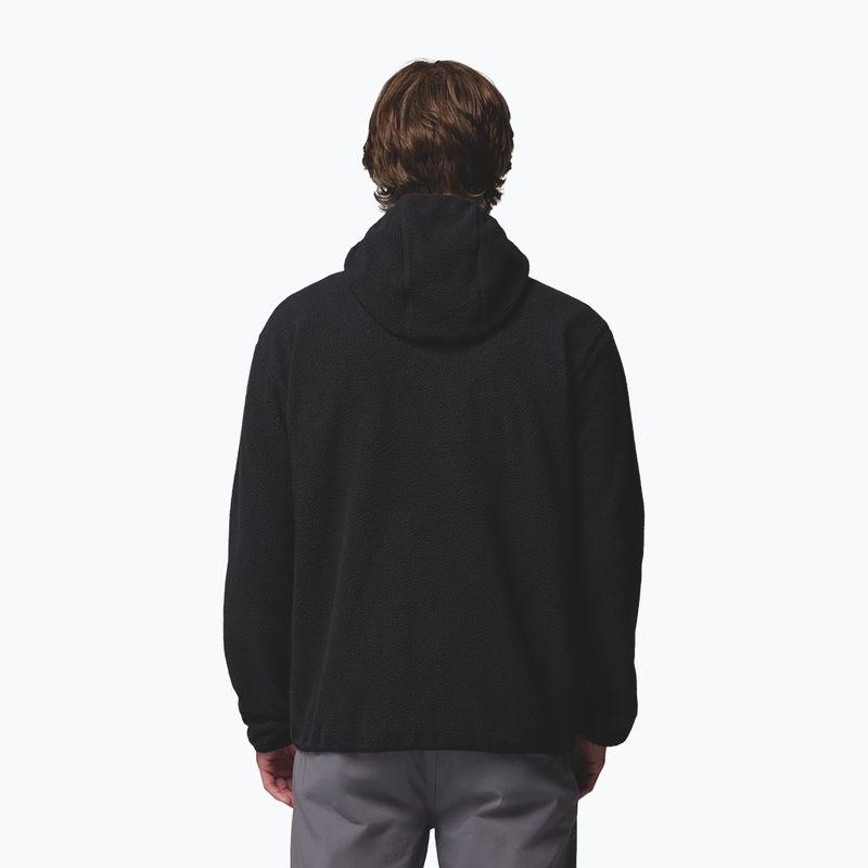 Férfi polár pulóver Columbia Helvetia II Hoodie Black 3