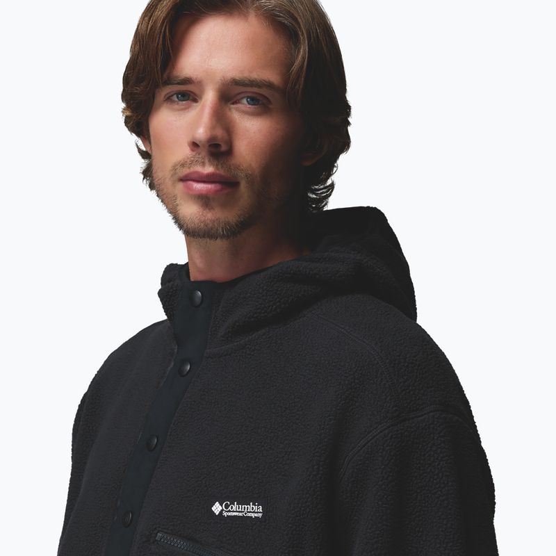 Férfi polár pulóver Columbia Helvetia II Hoodie Black 5