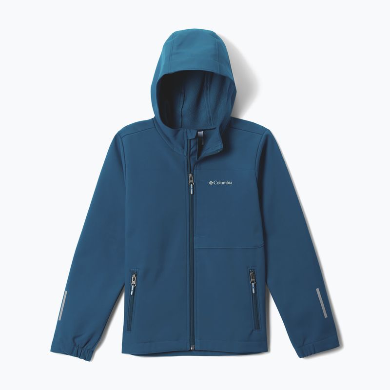 Gyerek softshell dzseki Columbia Ascender Hooded Softshell phoenix blue