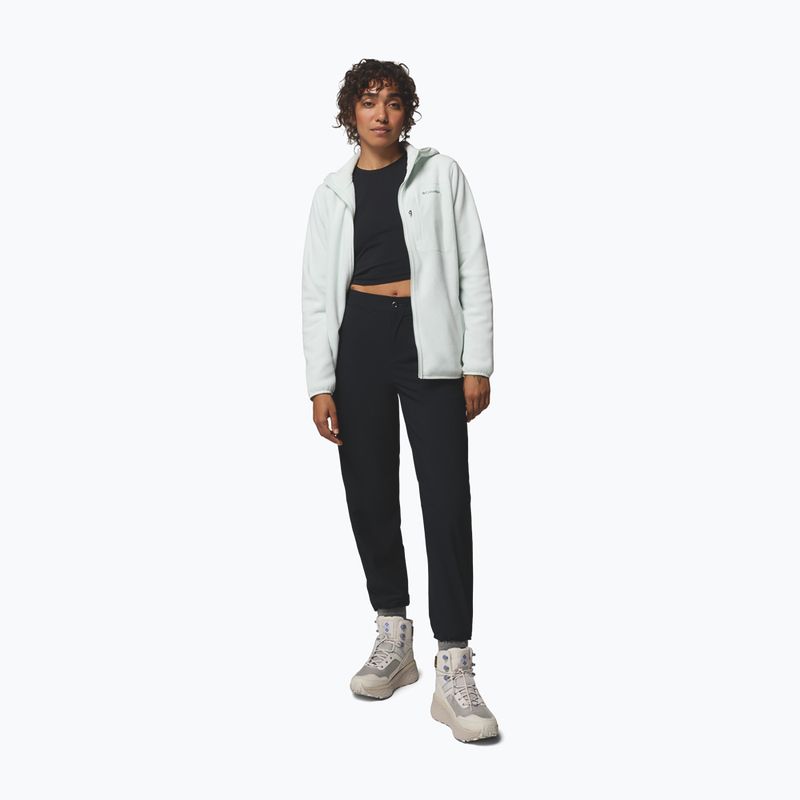 Női polár pulóver Columbia Pacific Arch 200 Hooded Full Zip Fleece tea light 2