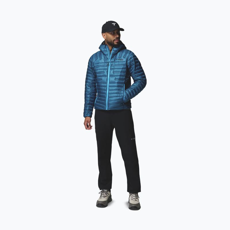 Férfi pehelykabát Columbia Endevour Mountain Down Hooded phoenix blue 2