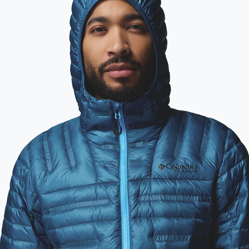Férfi pehelykabát Columbia Endevour Mountain Down Hooded phoenix blue 6