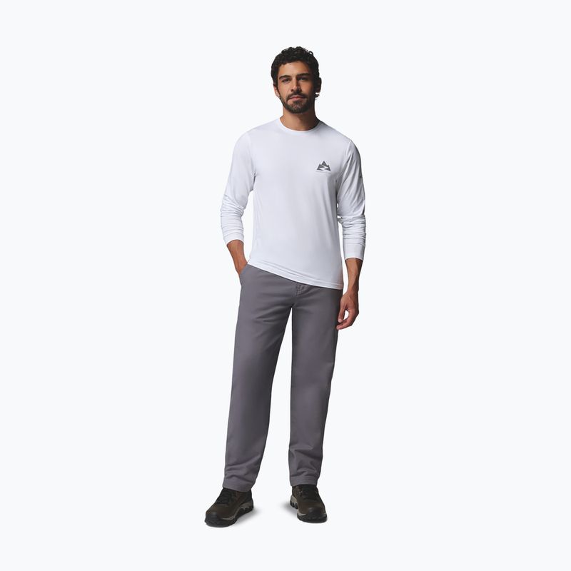 Férfi hosszú ujjú póló Columbia Parsons Point LS Graphic Tee white zigzag climb 2