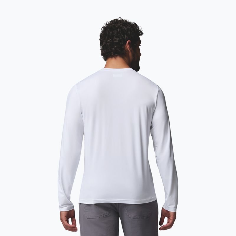 Férfi hosszú ujjú póló Columbia Parsons Point LS Graphic Tee white zigzag climb 3