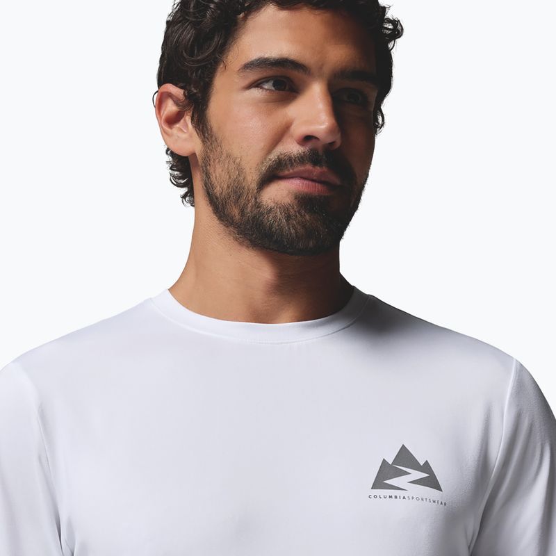 Férfi hosszú ujjú póló Columbia Parsons Point LS Graphic Tee white zigzag climb 5