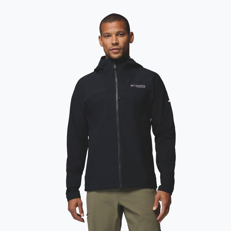 Férfi softshell dzseki Columbia Tennen Mountain Hooded Softshell black