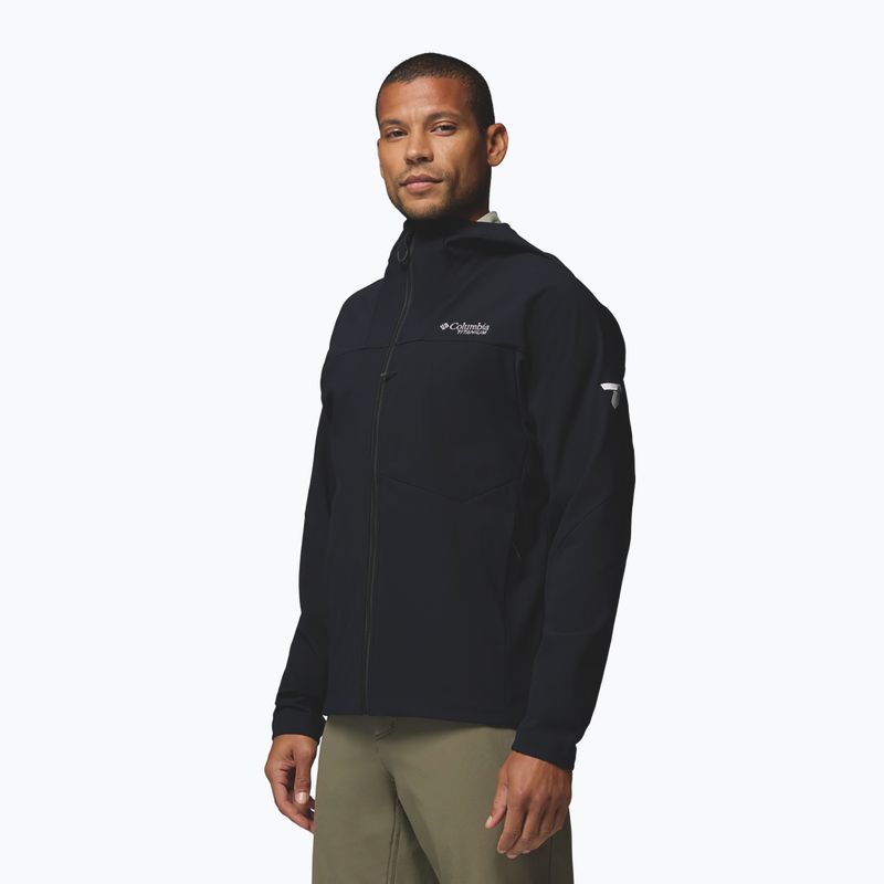 Férfi softshell dzseki Columbia Tennen Mountain Hooded Softshell black 5