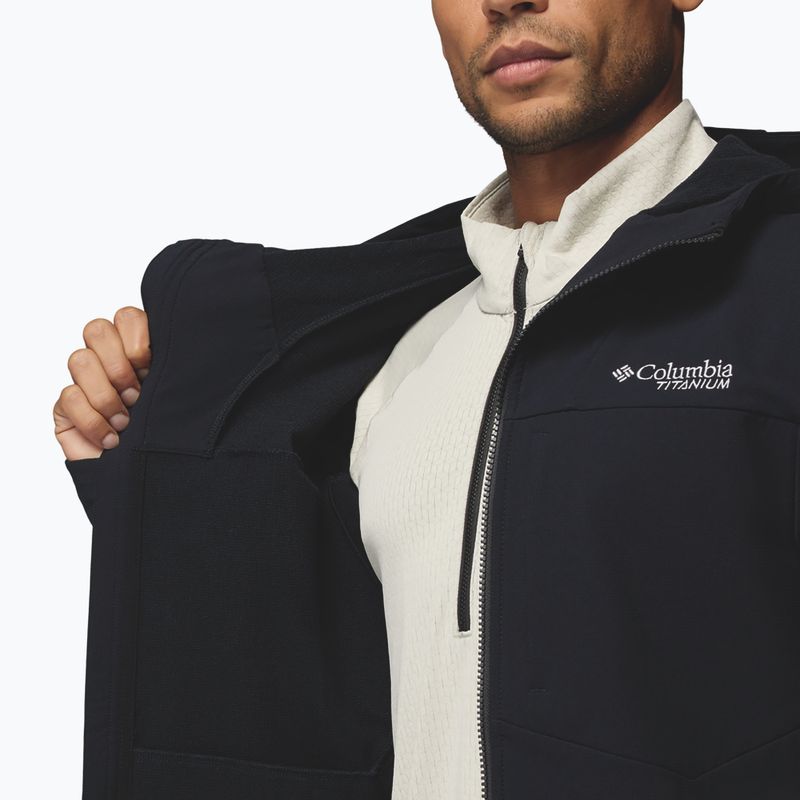 Férfi softshell dzseki Columbia Tennen Mountain Hooded Softshell black 9