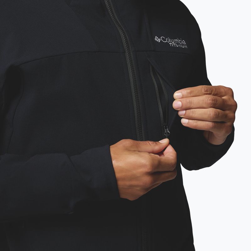 Férfi softshell dzseki Columbia Tennen Mountain Hooded Softshell black 10