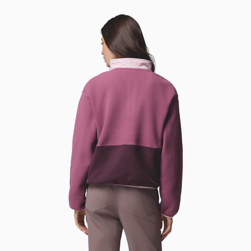 Női polár pulóver Columbia Sequoia Grove II Half Zip Fleece Antique Mauve/Moonvista/Mineral Pink 3