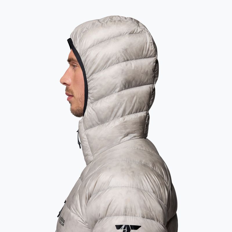 Férfi pehelykabát Columbia Arctic Crest Down Hooded flint grey 7