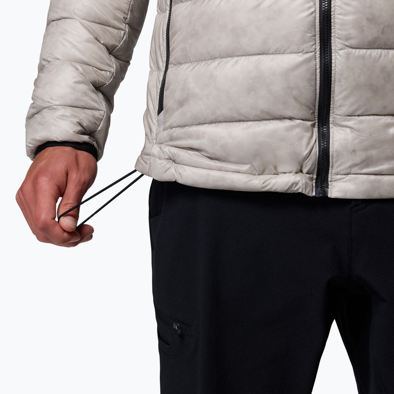 Férfi pehelykabát Columbia Arctic Crest Down Hooded flint grey 10