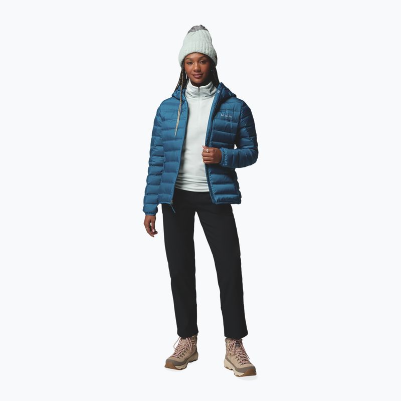 Női pehelykabát Columbia Lake 22 II Down Hooded phoenix blue 2