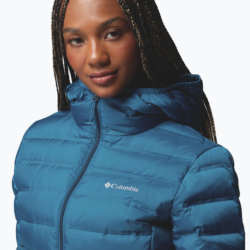 Női pehelykabát Columbia Lake 22 II Down Hooded phoenix blue 6