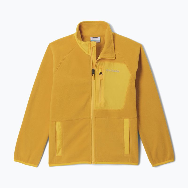 Gyerek polár pulóver Columbia Fast Trek V Full Zip squash/stinger