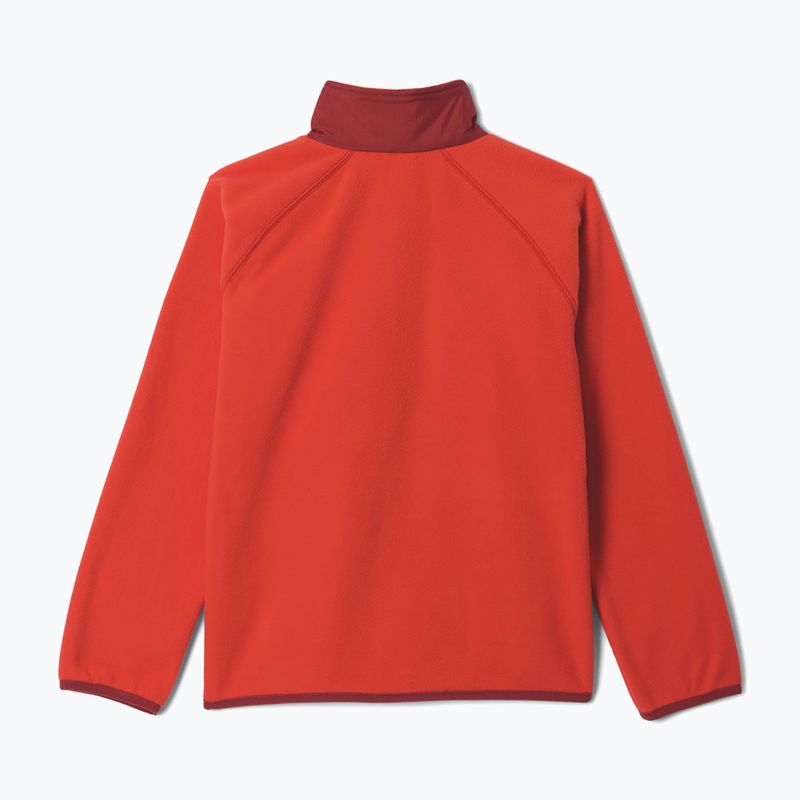 Gyerek polár pulóver Columbia Fast Trek V Full Zip super sonic/red oxide 2