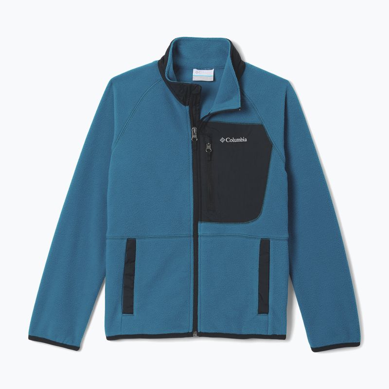 Gyerek polár pulóver Columbia Fast Trek V Full Zip phoenix blue/black